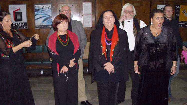 Prba "Prasowianek" przed koncertem w kinie "Wrzos".