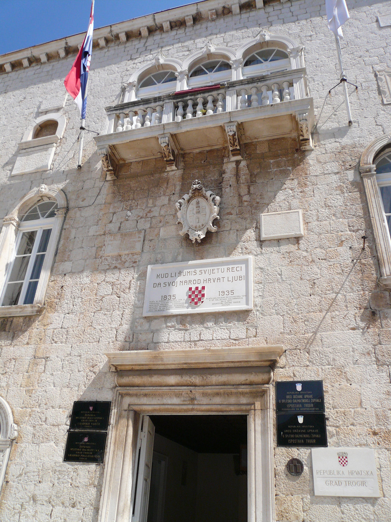 Siedziba rady miasta Trogir/Chorwacja/Dalmacja
