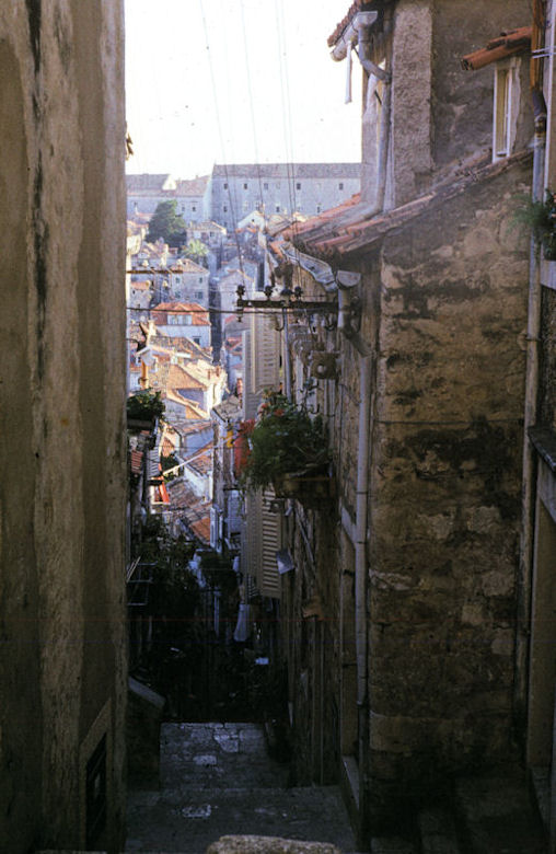 Dubrownik - droga na mury (1976r)